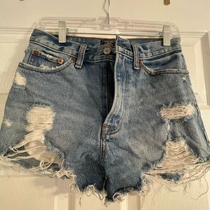 Abercrombie Annie high waisted shorts